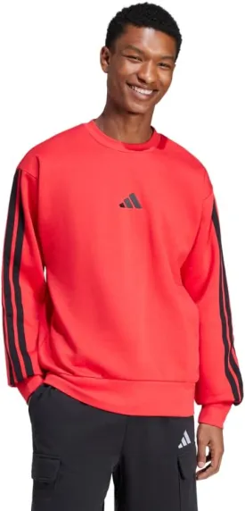 adidas Men's Essentials 3-Stripes Fleece Sweatshirt