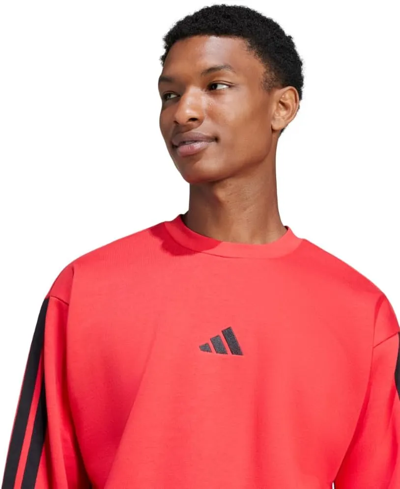 adidas Men's Essentials 3-Stripes Fleece Sweatshirt