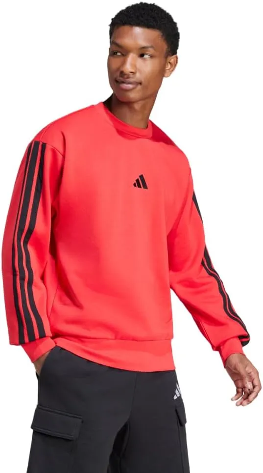 adidas Men's Essentials 3-Stripes Fleece Sweatshirt