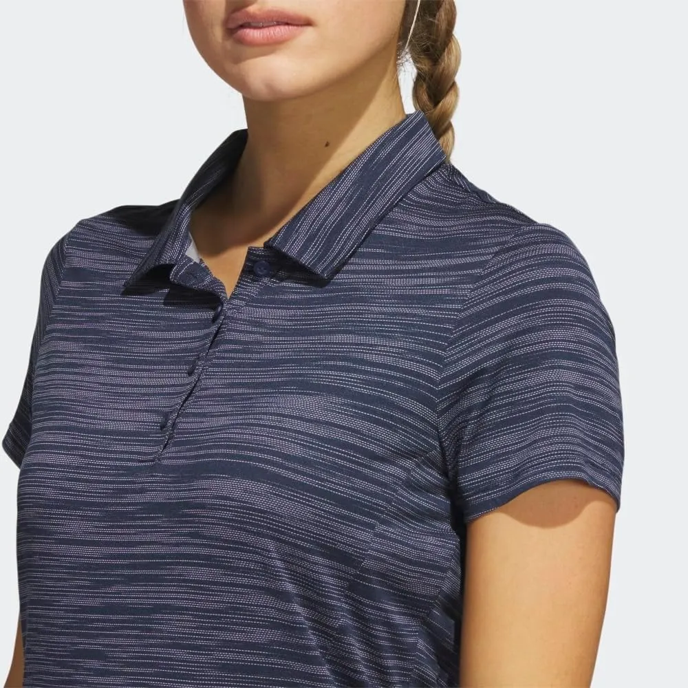 adidas Women's Space Dye Golf Polo Shirt