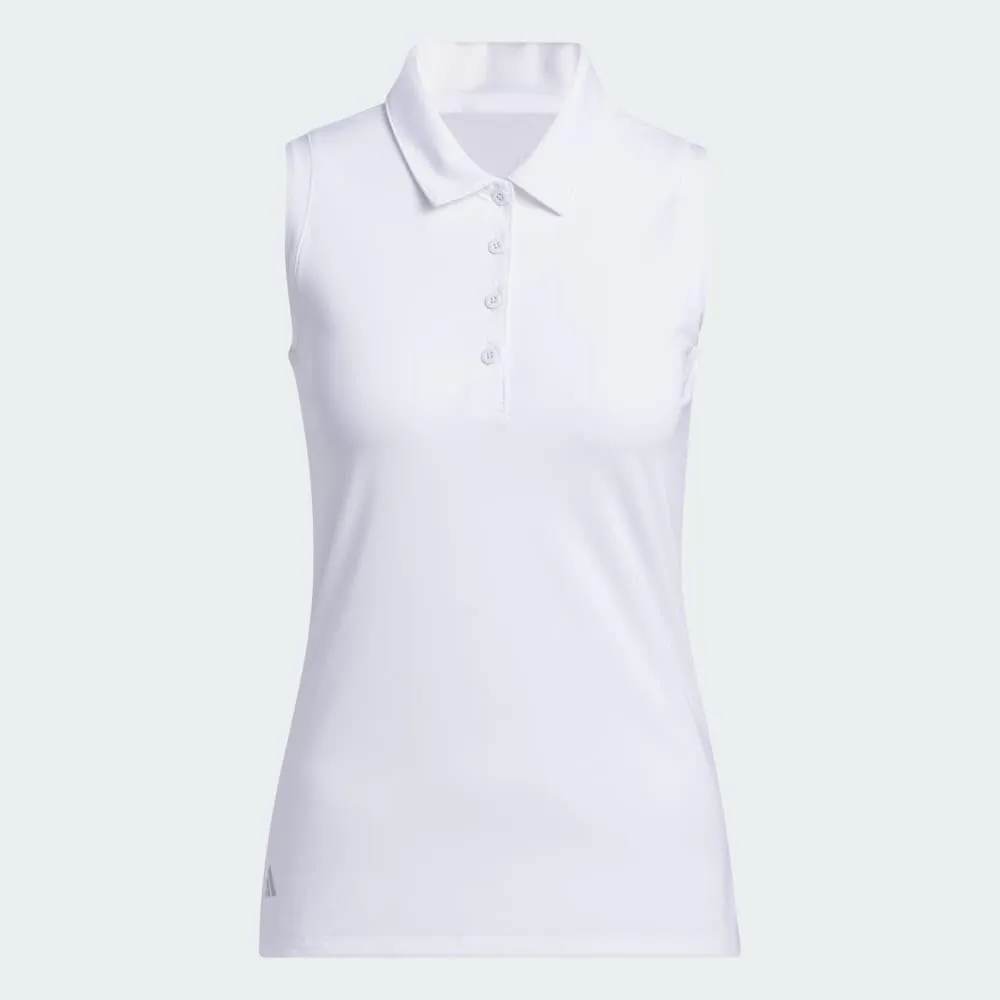 adidas Women's Ultimate365 Solid Sleeveless Polo Shirt