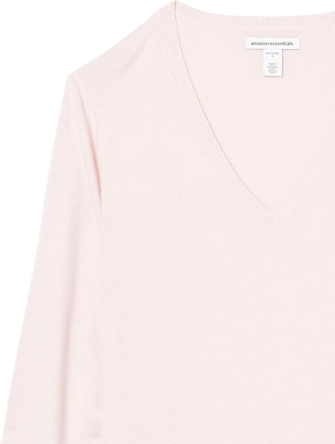 Amazon Essentials Women's Classic-Fit Lightweight Long-Sleeve V-Neck Sweater (Available in Plus Size)