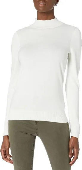 Amazon Essentials Women's Lightweight Mockneck Sweater (Available in Plus Size)