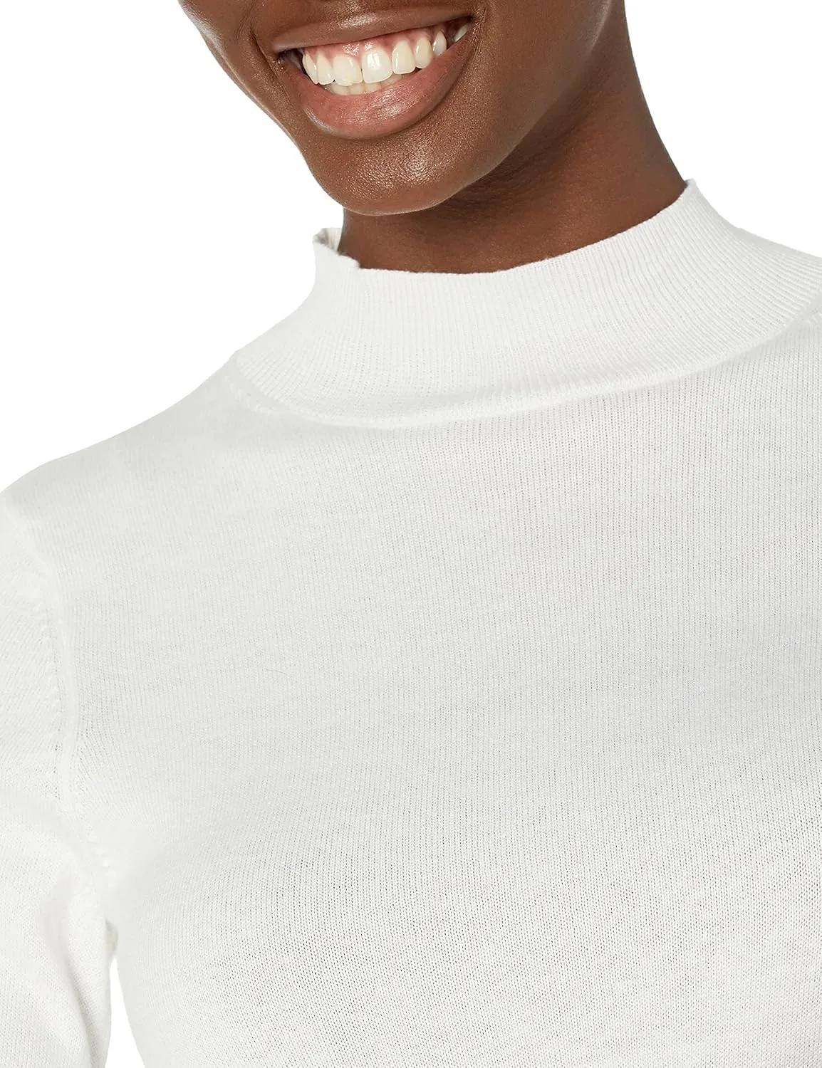 Amazon Essentials Women's Lightweight Mockneck Sweater (Available in Plus Size)