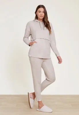 Barefoot Dreams Malibu Collection Fleece Luxe Lounge Anorak Sweatshirt
