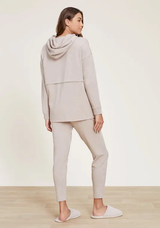 Barefoot Dreams Malibu Collection Fleece Luxe Lounge Anorak Sweatshirt