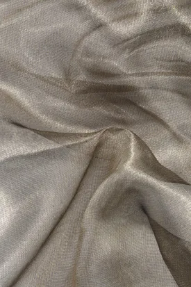 Black Gold Metallic Organza Fabric