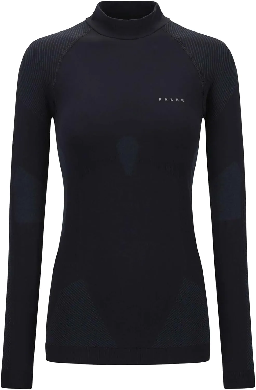FALKE Women's Warm Mock Neck Base Layer Top, 1 Piece