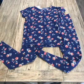 Gap 2pc. Cotton Blue flowers Pyjamas 10Y