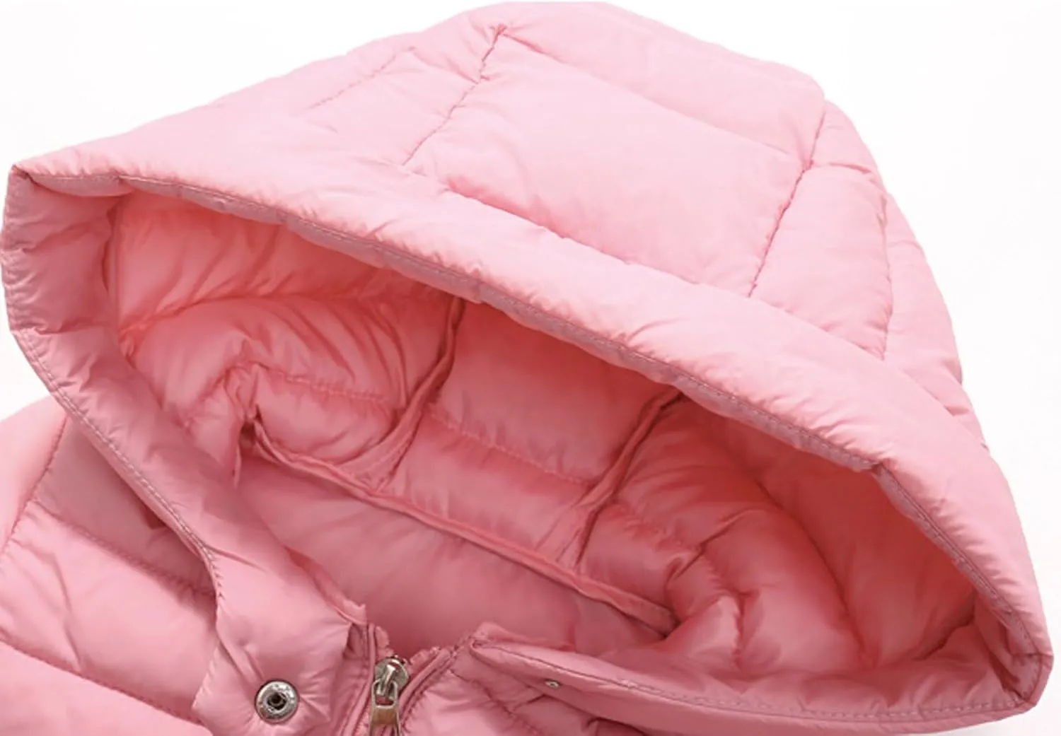 Girls Boys Solid Padded Long Jacket Coat Water esistant Warm Parka Puffer Jacket with Winter Jacket for Toddler Girl