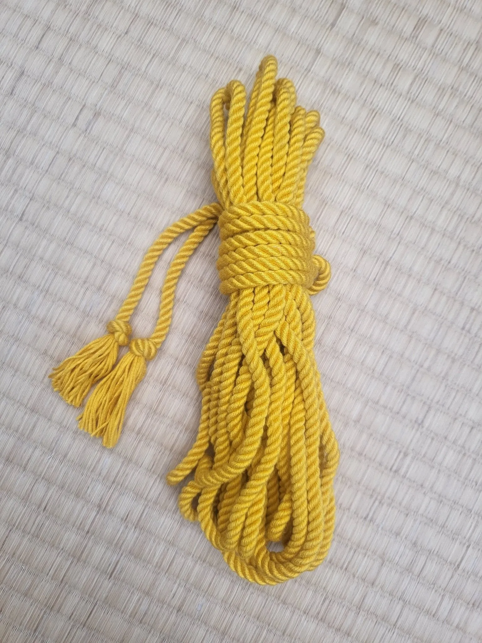 Goldilocks Gold Bamboo Bondage Rope