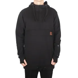 I Ride Sideways Splice DWR Shred Fit Hoodie Mens Black