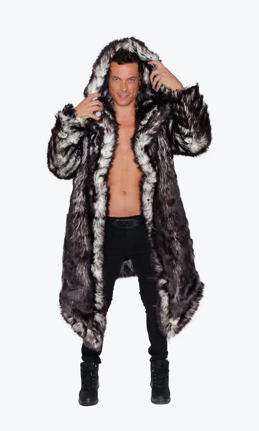 Men's LED Desert Warrior Coat in "Just The Tip-Black" STOCK