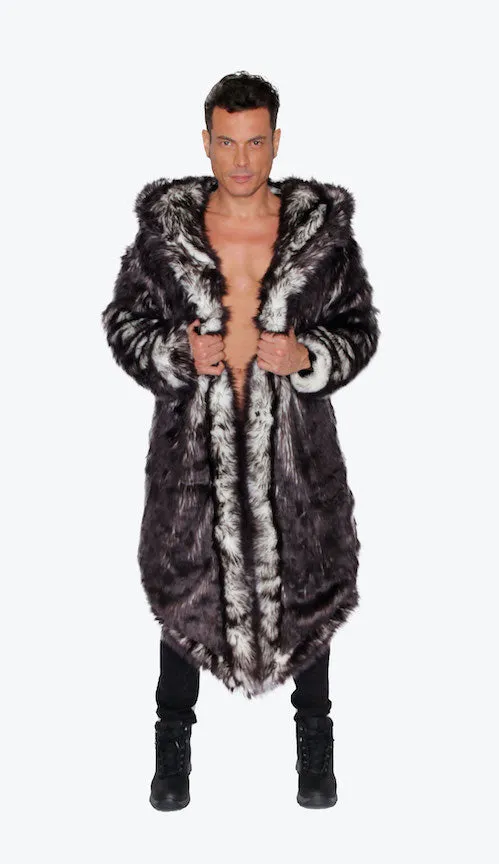 Men's LED Desert Warrior Coat in "Just The Tip-Black" STOCK