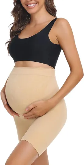 Seamless Maternity Shapewear for Dresses, Mid-Thighs Pregnancy Underwear, Pregnancy Must Haves, S-XXXL