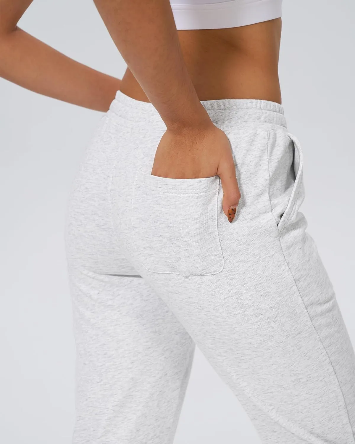 Stelle Womens High Waist Drawstring Jogger Athletic Lounge Sweatpants with Pockets