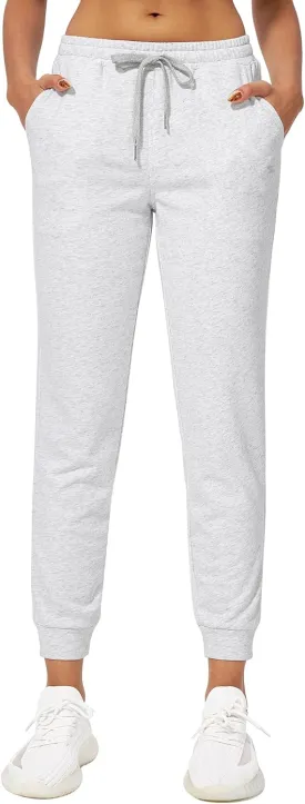 Stelle Womens High Waist Drawstring Jogger Athletic Lounge Sweatpants with Pockets