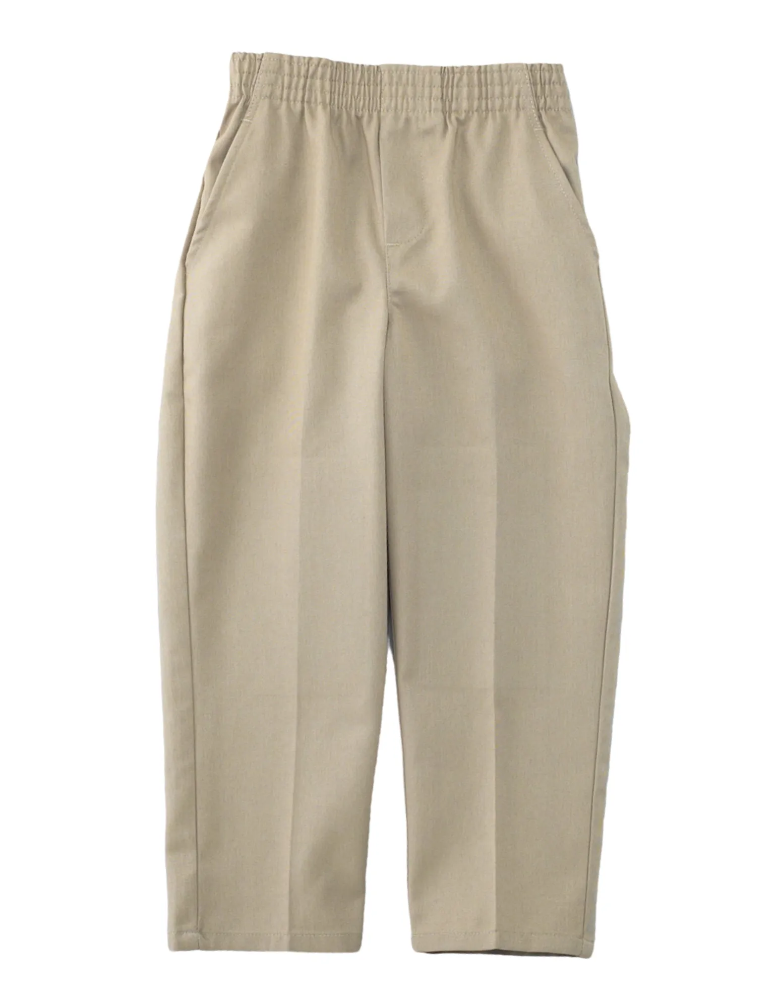 Unisex Khaki Pull-on Pants