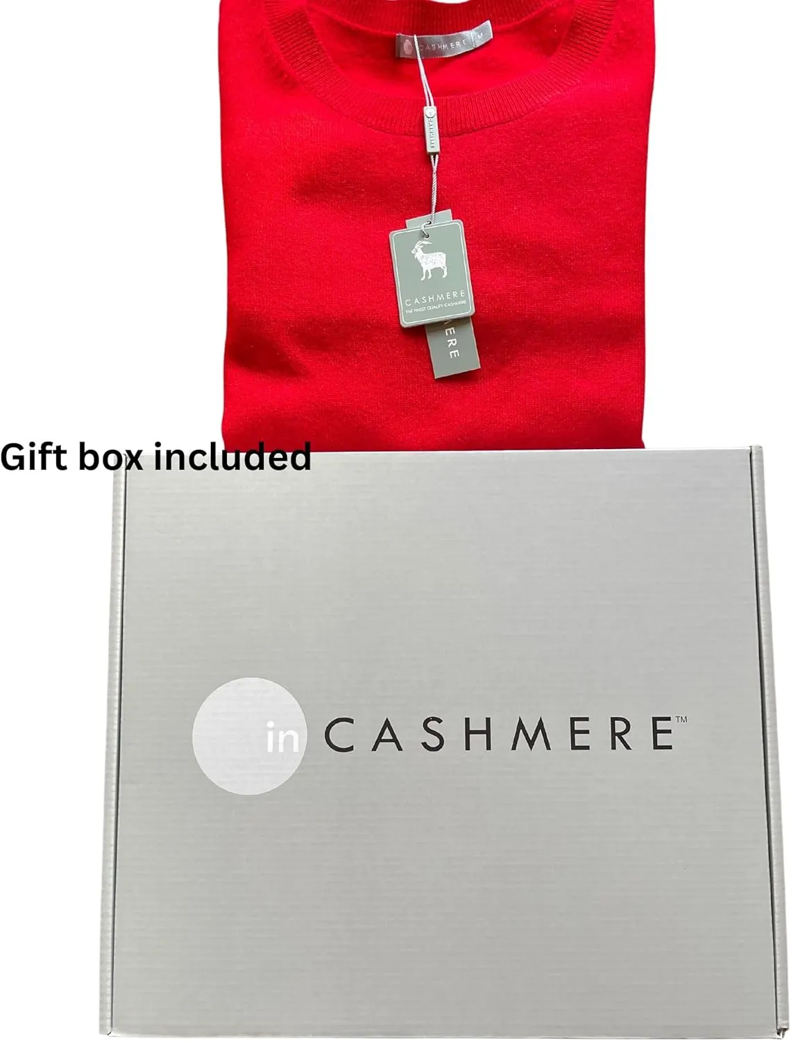 Women's 100% Cashmere Long Sleeve Crew Neck Sweater. Comfort, Luxury, and Soft Silky Texture - Essential Classic Pullover
